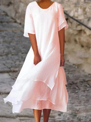 Adele | Damenkleid Aus Baumwolle Und Leinen