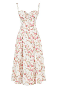 Variant image for Blumiges Bustierkleid | Festliches Kleid für Hochzeitsgäste-57