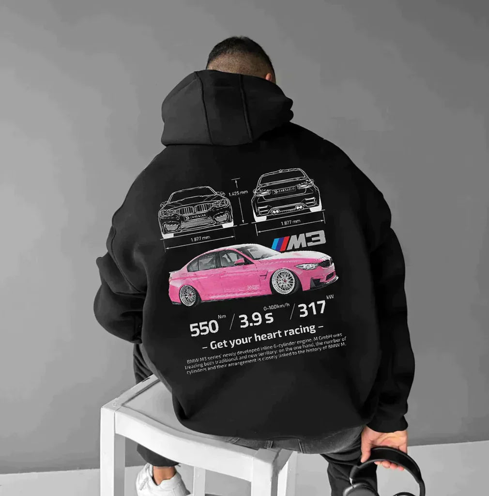 Daniel | Zip Hoodie Überdimensionale Passform, Hochwertiges Polyester