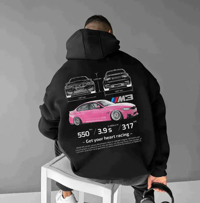 Daniel | Zip Hoodie Überdimensionale Passform, Hochwertiges Polyester