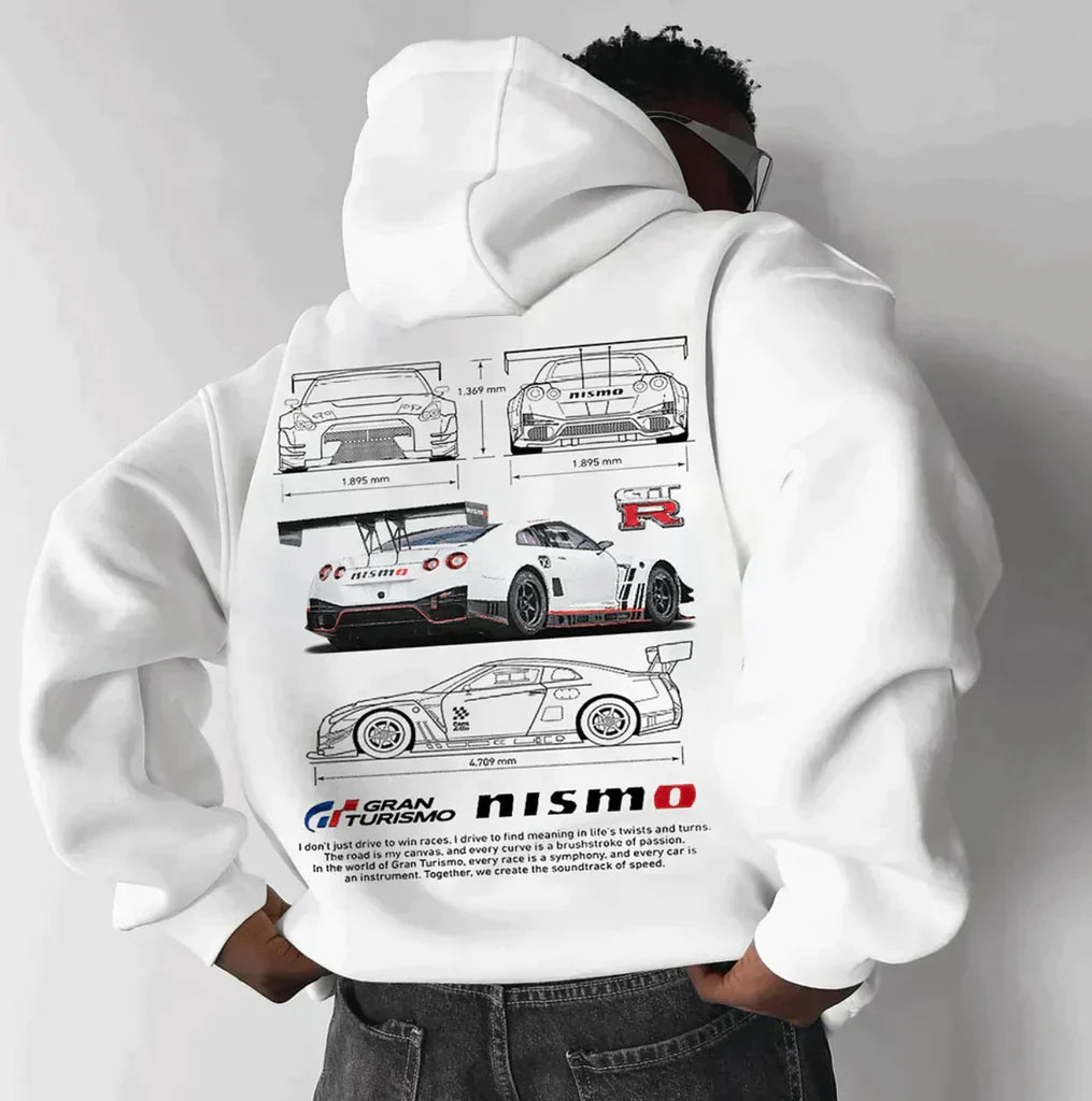 Daniel | Zip Hoodie Überdimensionale Passform, Hochwertiges Polyester