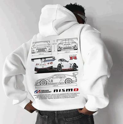 Daniel | Zip Hoodie Überdimensionale Passform, Hochwertiges Polyester