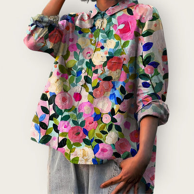 Leah | Bluse mit Blumendruck