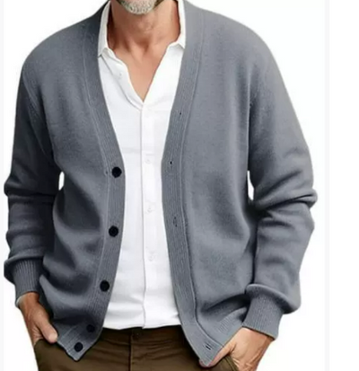 Lucas | Stilvoller Lagenlook aus Merinowolle mit V Ausschnitt