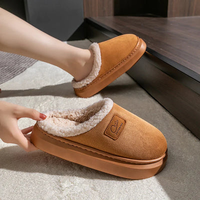 Bamboo | Damen Sandalen mit Rutschfester Sohle und Warmem Innenfutter für Winter-1