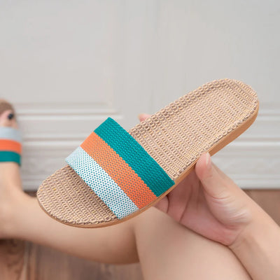 Lila | Flache Sandalen Damen für den Sommer