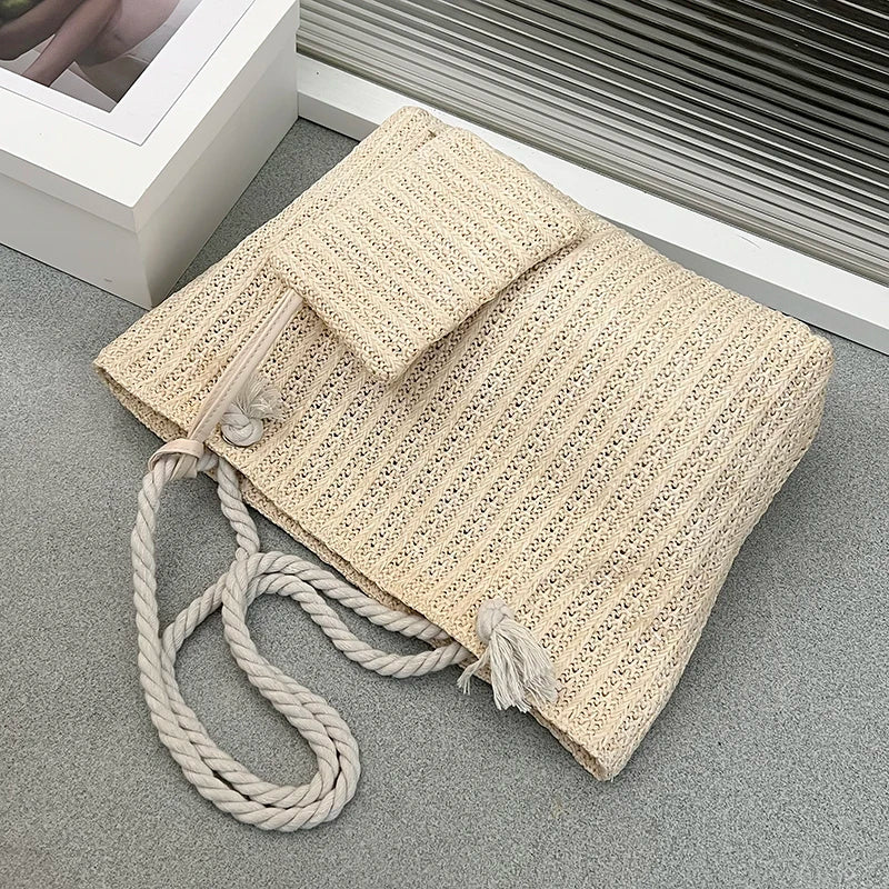 Bali | Strandtasche aus Stroh für Strand und Freizeit