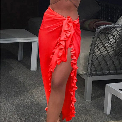 Chiffon Pareo | Strandkleid Damen-4