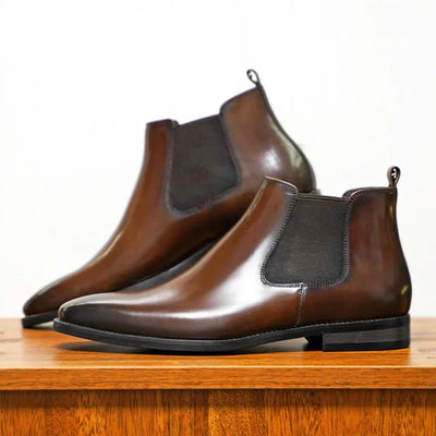 Walker | Stiefel aus echtem Leder in Braun