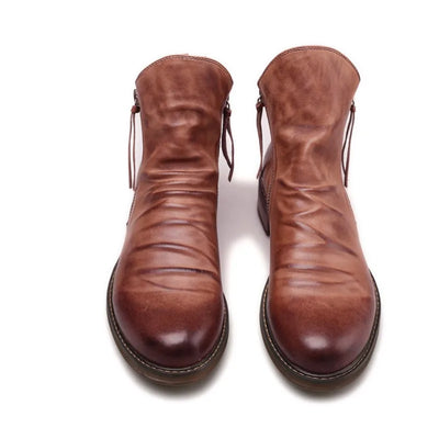 Maverick | Chelsea Stiefel Braun aus Leder für Herren