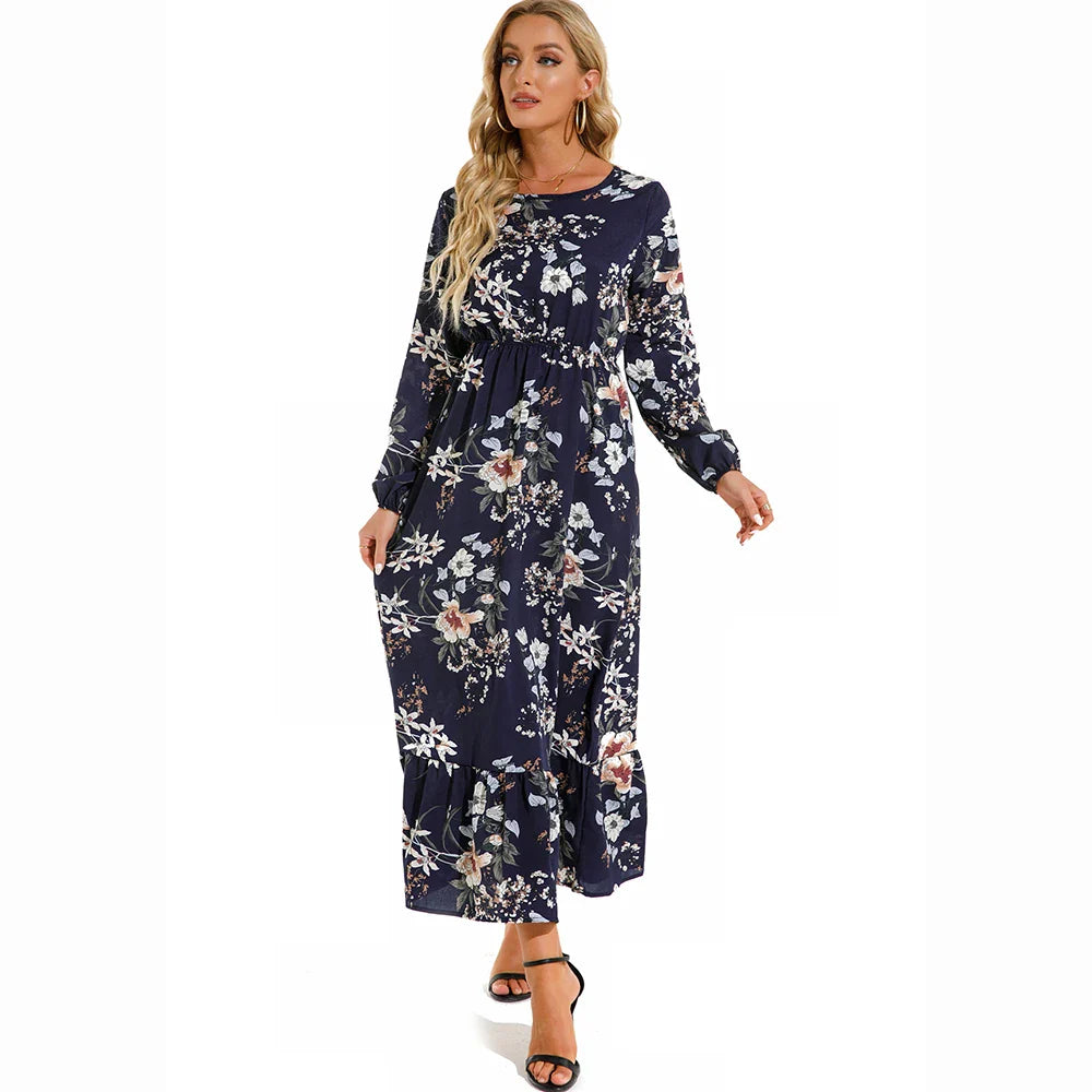 Variant image for Böhmisches Maxi Kleid | Maxikleider Damen für Sommer-4