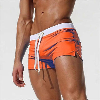 Shimon | Einstellbare Kordelstrich Schwimmshorts
