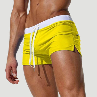 Shimon | Einstellbare Kordelstrich Schwimmshorts