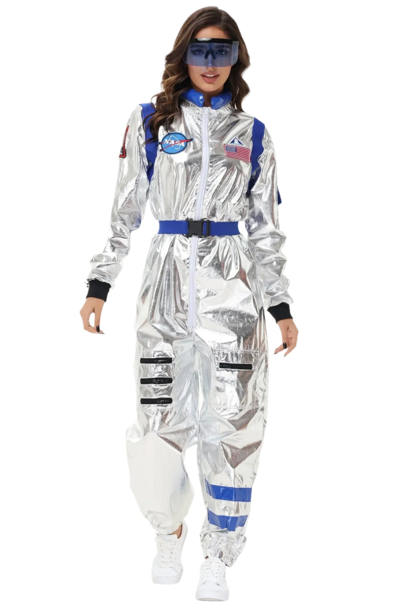 Kathrin | Silbernes Astronauten Kostüm