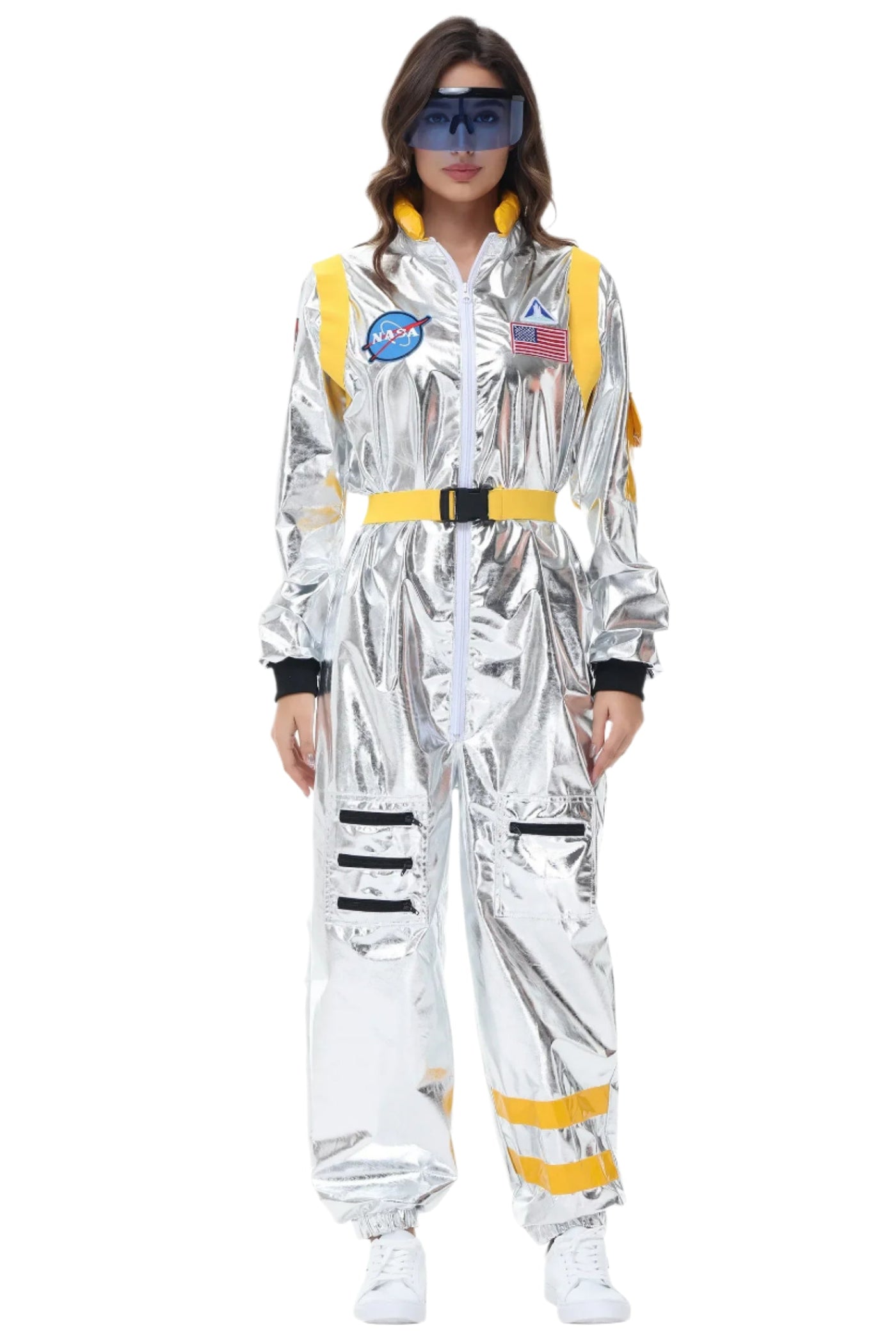 Kathrin | Silbernes Astronauten Kostüm