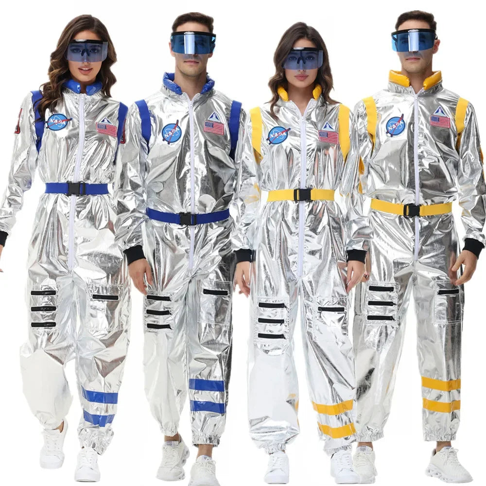 Kathrin | Silbernes Astronauten Kostüm