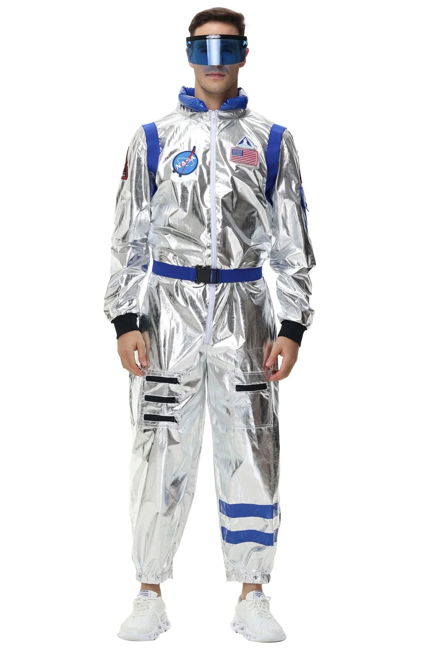 Kathrin | Silbernes Astronauten Kostüm
