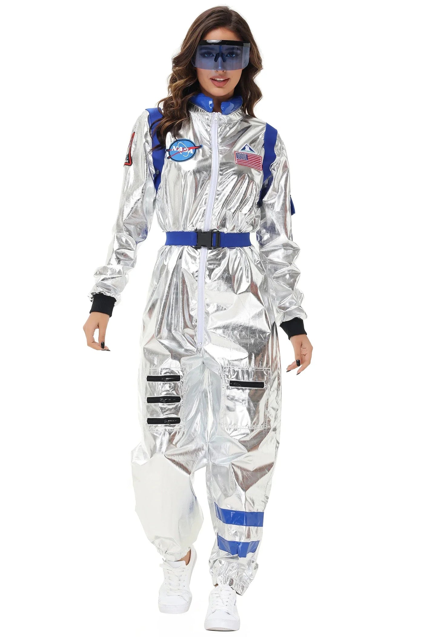 Kathrin | Silbernes Astronauten Kostüm