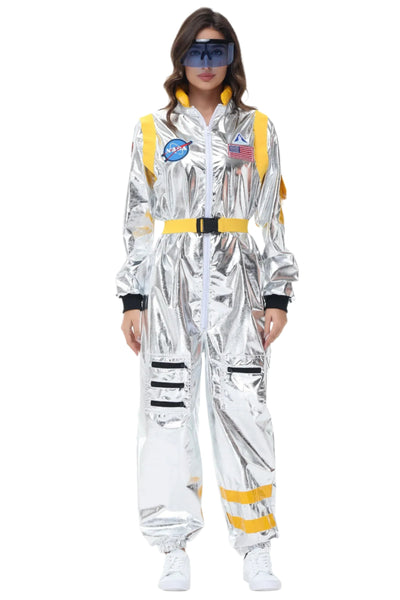 Kathrin | Silbernes Astronauten Kostüm