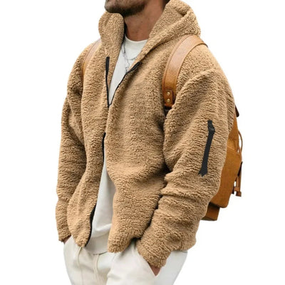 Patrick | Sportliche Fleecejacke mit Kapuze