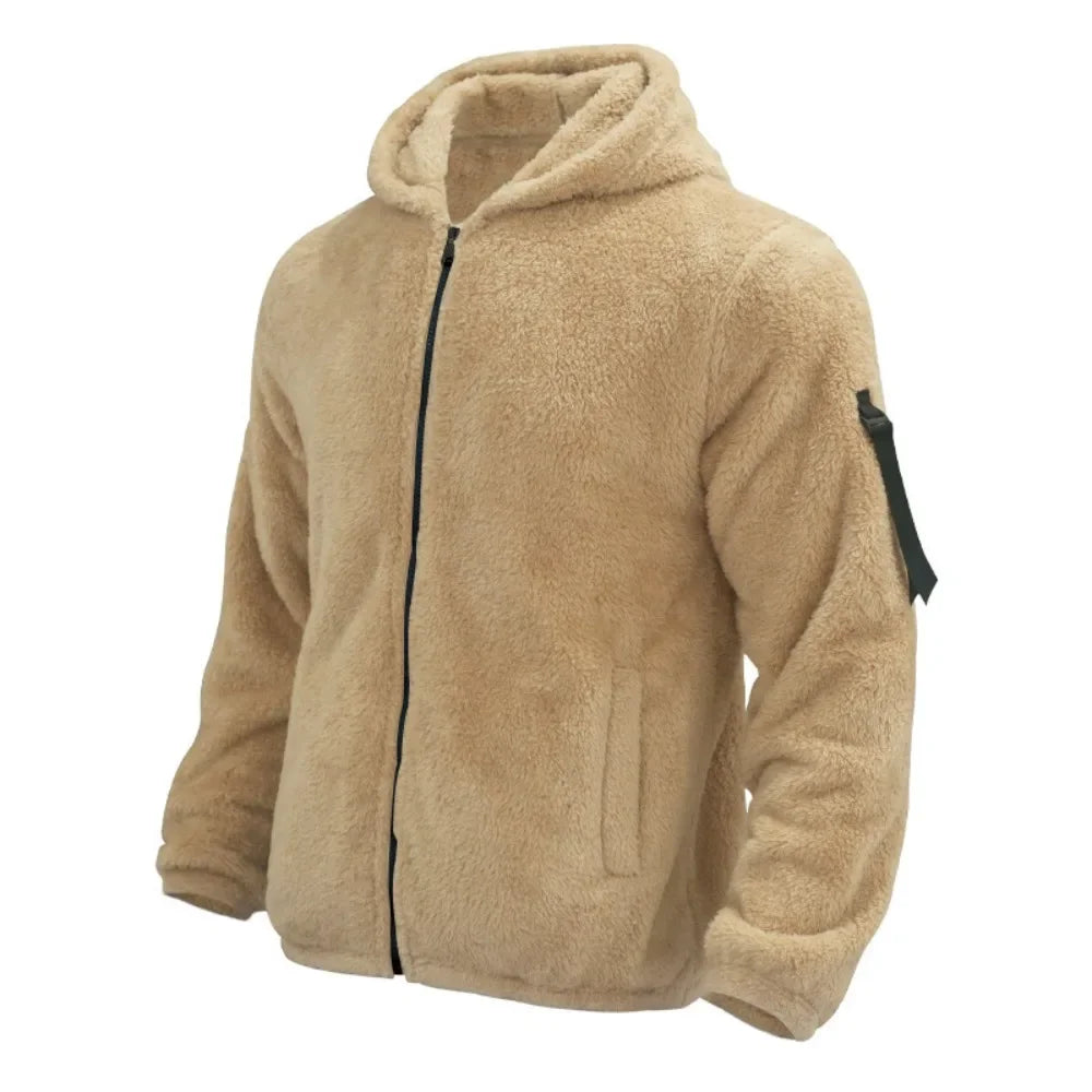 Patrick | Sportliche Fleecejacke mit Kapuze