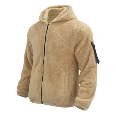 Patrick | Sportliche Fleecejacke mit Kapuze