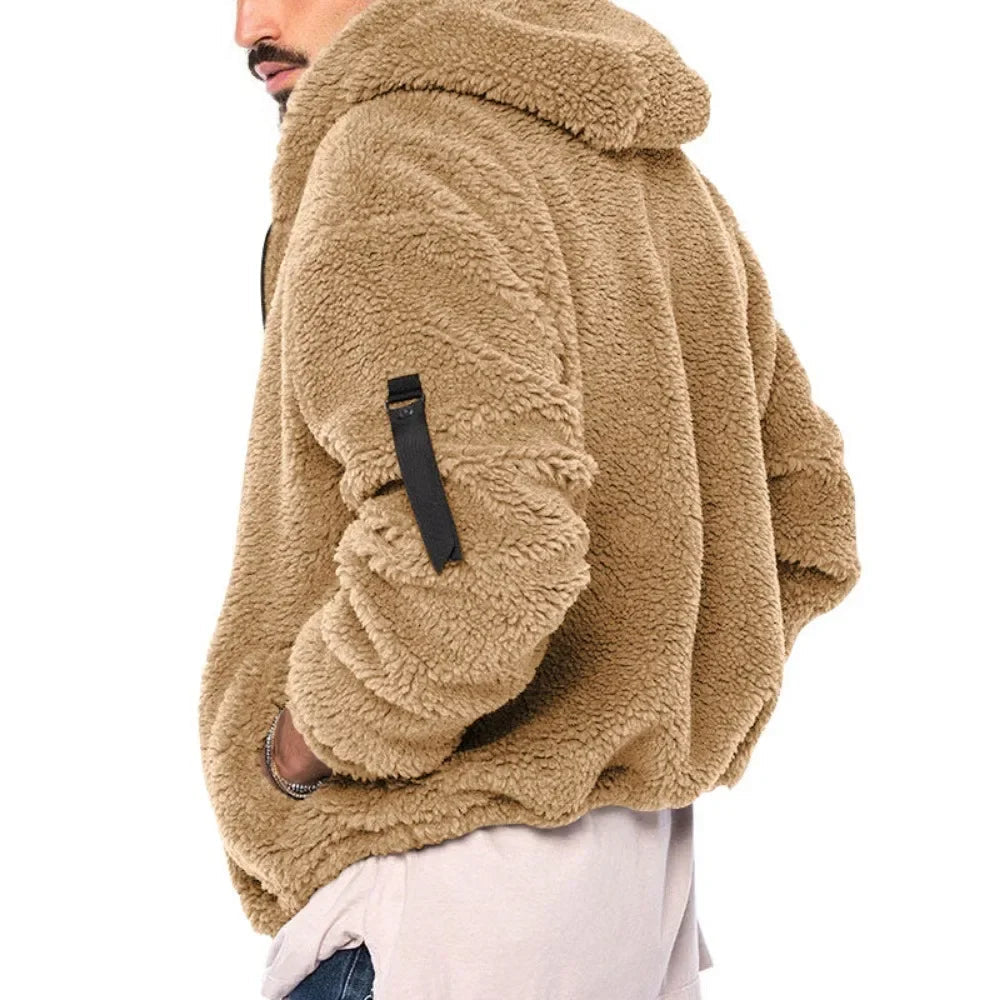 Patrick | Sportliche Fleecejacke mit Kapuze
