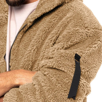 Patrick | Sportliche Fleecejacke mit Kapuze