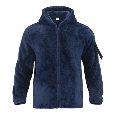 Patrick | Sportliche Fleecejacke mit Kapuze