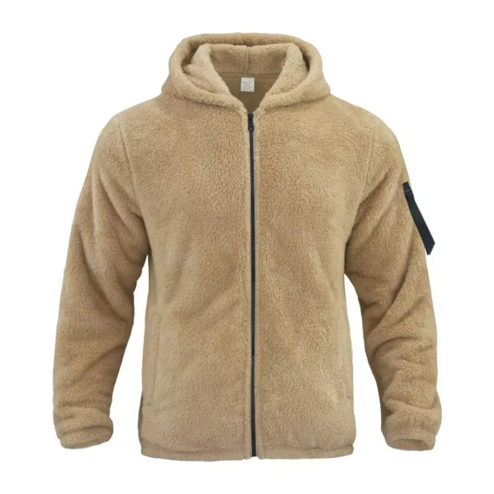 Patrick | Sportliche Fleecejacke mit Kapuze