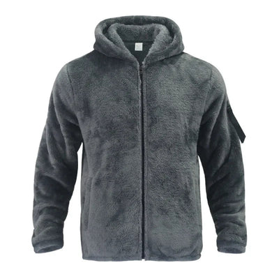 Patrick | Sportliche Fleecejacke mit Kapuze