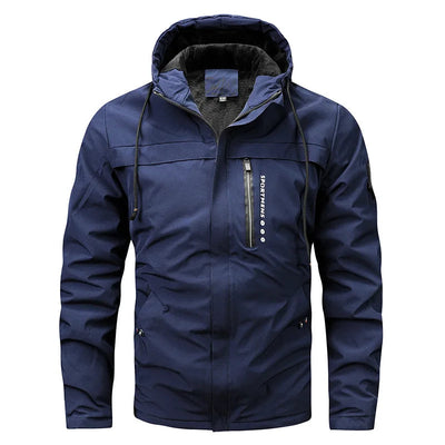 Mario | Sportliche Fleece Steppjacke mit Kapuze