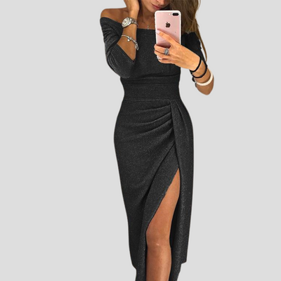 Stella | Sommerkleid mit femininem Ausschnitt und Taschen