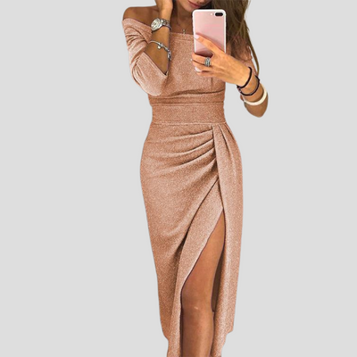 Stella | Sommerkleid mit femininem Ausschnitt und Taschen