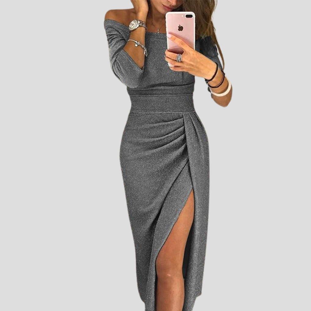 Stella | Sommerkleid mit femininem Ausschnitt und Taschen