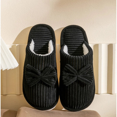 Susanna | Slipper mit edler Schleife und rutschfester Sohle