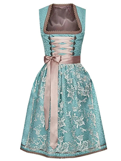 Lisa | Traditionelles Trachtenkleid Damen Midi Dirndl Kleid