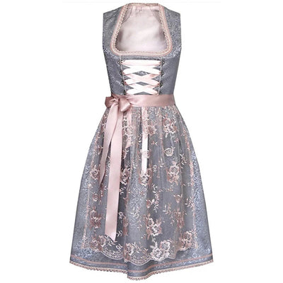 Lisa | Traditionelles Trachtenkleid Damen Midi Dirndl Kleid