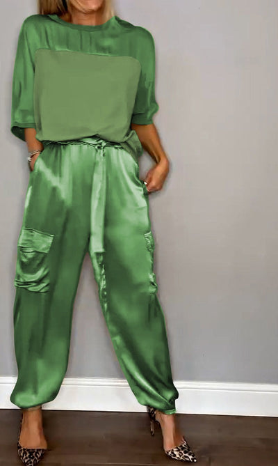 Irma | Elegant satin set