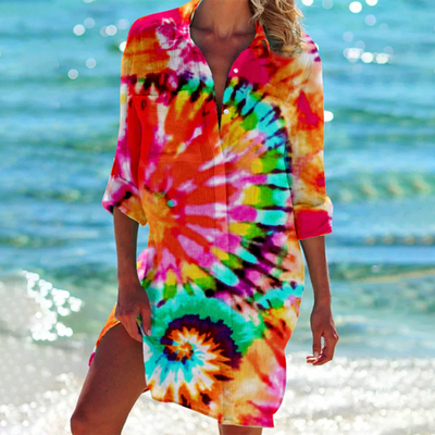 Variant image for Valencia A-Linien Kleid – Atmungsaktiver Stoff, Feminine Farben-9