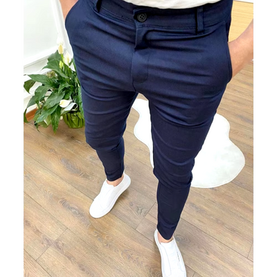 Variant image for Elegante | Business-Hose für Männer – Klassischer Schnitt, Schwarz, Hochwertiger Elastischer Stoff-57