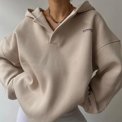 Maria | Übergroßer Baumwoll Hoodie