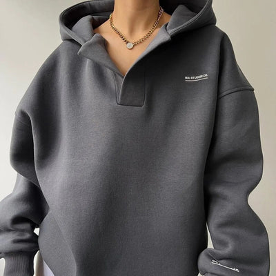 Maria | Übergroßer Baumwoll Hoodie