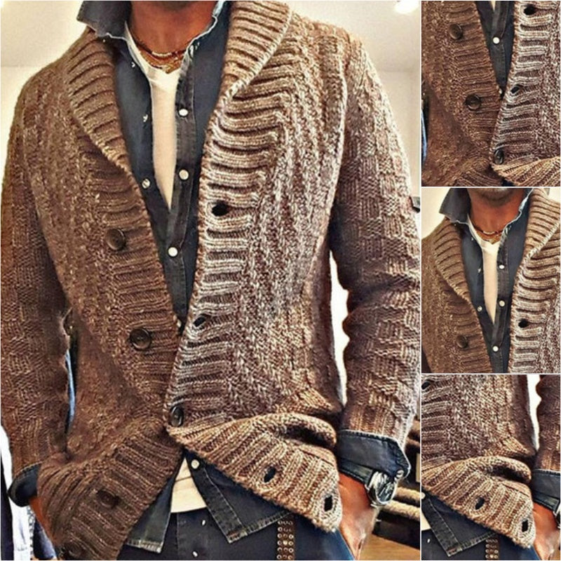 Conrad | Strickjacke mit Revers im Vintage-Stil