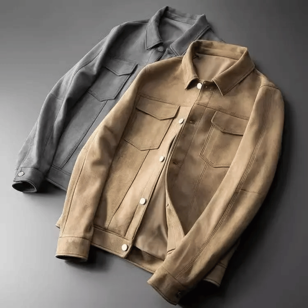 Alwin | Modische Wildlederjacke