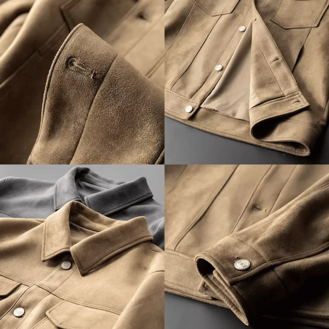 Alwin | Modische Wildlederjacke
