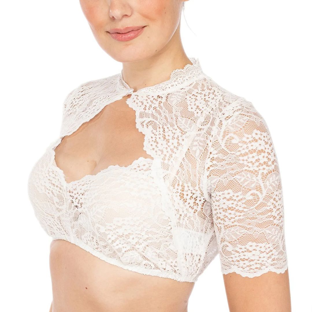 Nora | Bluse Elegante Spitze für Festliche Anlässe