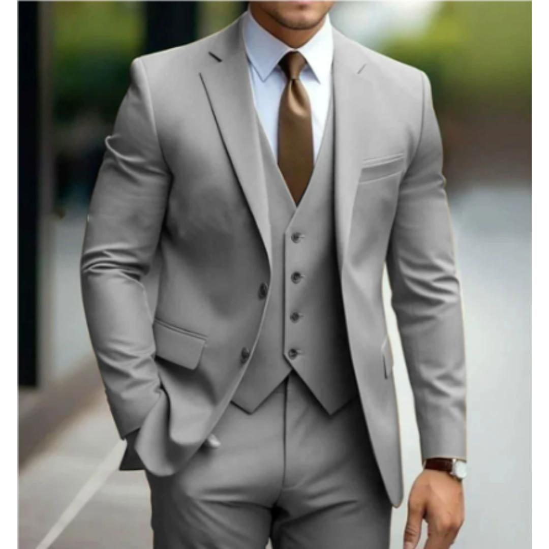 Christian | Elegance Herren-Hochzeitsanzug 3-teiliges Ensemble
