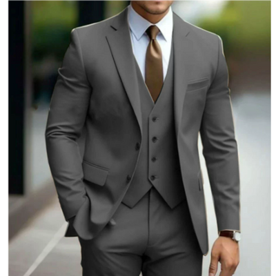 Christian | Elegance Herren-Hochzeitsanzug 3-teiliges Ensemble