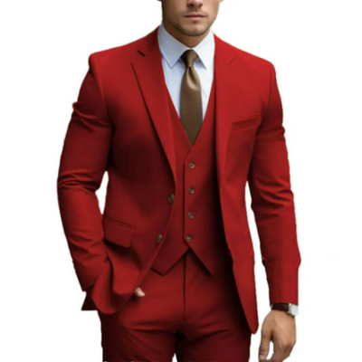 Christian | Elegance Herren-Hochzeitsanzug 3-teiliges Ensemble